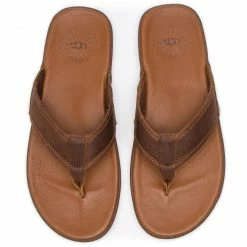 Flip-flops Slides UGG - M Seaside Flip Leather 1102690 M/Lug Brown 12 Flip-flops Slides UGG - M Seaside Flip Leather 1102690 M/Lug Brown -Togoshi Sales Store 0000201161326 04 wj