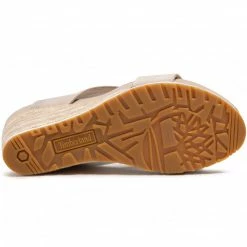 Espadrilles TIMBERLAND - Capri Sunset Wedge TB0A231K269 Light Beige Nubuck Beige -Togoshi Sales Store 0000208372688 04 kt