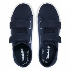 Velcro Plimsolls TIMBERLAND - Newport Bay Canvas 2 Str TB0A2B74019 Navy Canvas Navy Blue -Togoshi Sales Store 0000208372954 04 rz