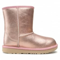 Trekker Boots Footwear UGG - Kids' Classic II Metallic Glitter 1123663K Rgl Pink -Togoshi Sales Store 0000208891196 04 rz