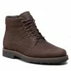 Trekker Boots Hiking Boots TIMBERLAND - Alden Brook Wp SideZip Bt TB0A27YMV13 Dark Brown Nubuck Brown