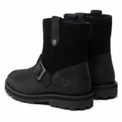 Jackboots Knee High Boots TIMBERLAND - Courma Kid Wl.Biker Bt TB0A2H67015 Black Nubuck Black -Togoshi Sales Store 0000209438710 02 st