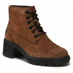 Togoshi Sales Store 33 Ankle Boots TIMBERLAND - Kori Park 6 Inch Boot TB0A2KXWV241 Cheetah Suede Brown