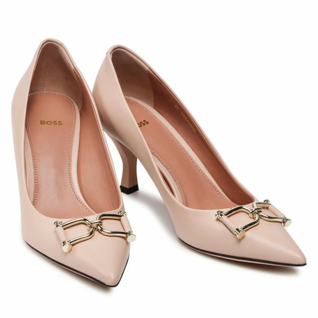 Stilettos BOSS - Olivia Pump 70E-C 50470453 10158393 01 Light Beige 272 Brown 7 Stilettos BOSS - Olivia Pump 70E-C 50470453 10158393 01 Light Beige 272 Brown - Image 5