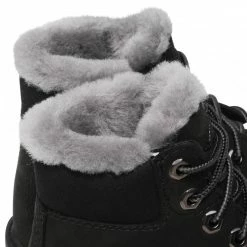 Trekker Boots Hiking Boots TIMBERLAND - 6 In PrmWpShearling TB0A2N1U0011 Black Nubuck Black -Togoshi Sales Store 0000209820416 04 rz