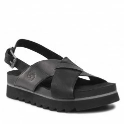 Wedges Sandals TIMBERLAND - Santa Monica Sunrise XBand TB0A23FE0151 Black Nubuck Black