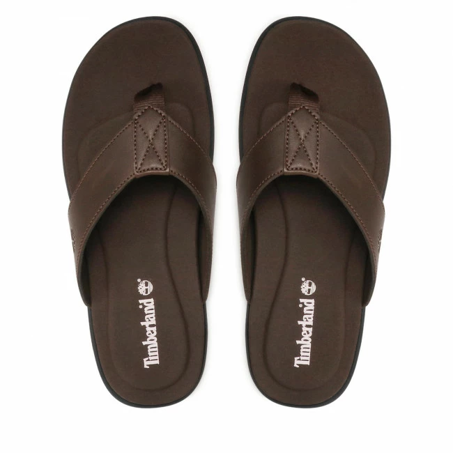 Flip-flops Flip Flops TIMBERLAND - Kesler Cove Thong TB0A2PSZV131 Dark Brown Leather Brown 8 Flip-flops Flip Flops TIMBERLAND - Kesler Cove Thong TB0A2PSZV131 Dark Brown Leather Brown - Image 6