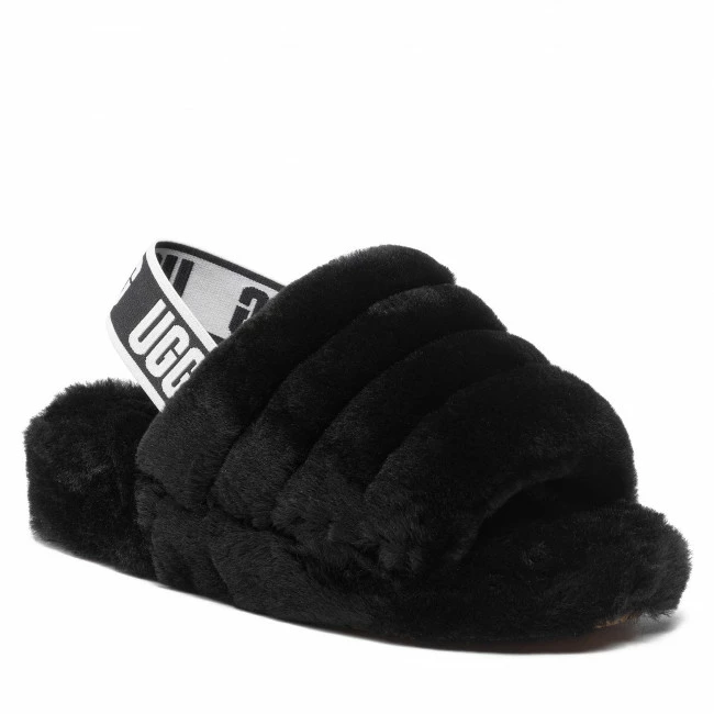 Slippers UGG - W Fluff Yeah Slide 1095119 W/Blk Black 3 Slippers UGG - W Fluff Yeah Slide 1095119 W/Blk Black