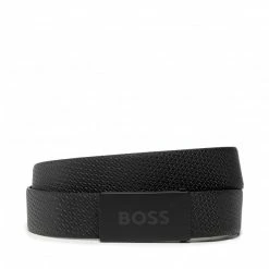 Men's Belts Men's Belt BOSS - Sil 50474978 10199139 01 001 Black