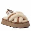 Slippers UGG - W Disco Cross Slide 1121550 Che Beige -Togoshi Sales Store 01 0000300314494 ph
