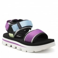 Casual Sandals Sandals TIMBERLAND - Euro Swift Sandal TB0A2KT5CX81 Purple Iridescent Colourful
