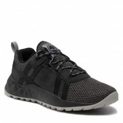Laced Shoes Trainers TIMBERLAND - Solar Wave Lt Low TB0A2Q24015 Black Mesh W Grey Black