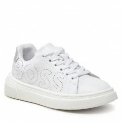 Laced Shoes Trainers BOSS - J19071 M White 10B White