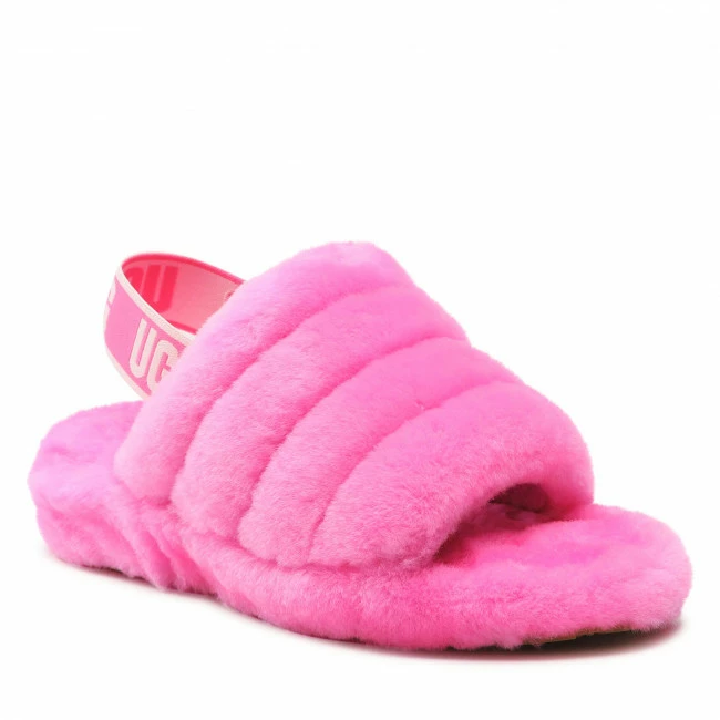 Slippers UGG - W Fluff Yeah Slide 1095119 Crnt Pink 3 Slippers UGG - W Fluff Yeah Slide 1095119 Crnt Pink