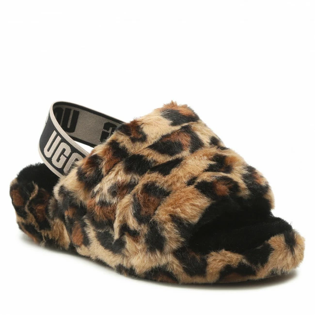 Slippers UGG - W Fluff Yeah Slide Spotty 1130883 Nat Brown 3 Slippers UGG - W Fluff Yeah Slide Spotty 1130883 Nat Brown