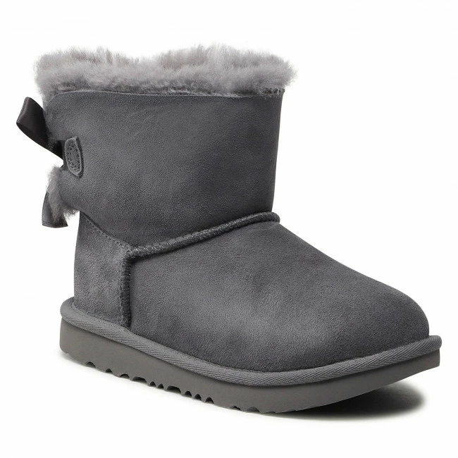 Trekker Boots Footwear UGG - K Mini Bailey Bow II 1017397K Lgh Grey 3 Trekker Boots Footwear UGG - K Mini Bailey Bow II 1017397K Lgh Grey