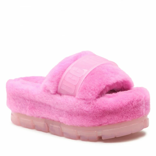Slippers UGG - W Fluffita Clear 1131971 Crnt Pink 3 Slippers UGG - W Fluffita Clear 1131971 Crnt Pink
