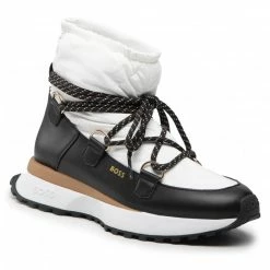 Togoshi Sales Store 31 Ankle Boots BOSS - Jonah 50481034 10236110 01 Black 002 White, Black