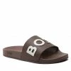 Clogs And Mules Slides BOSS - Bay 50471271 10242218 01 Open Brown 245 Brown -Togoshi Sales Store 01 0000301415619 pl