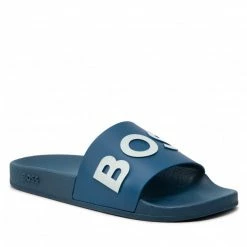 Clogs And Mules Slides BOSS - Bay 50471271 10242218 01 Bright Blue 438 Blue
