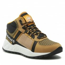 Boots Trainers TIMBERLAND - Solar Wave Lt Mid TB0A437K231 Wheat Mesh Brown