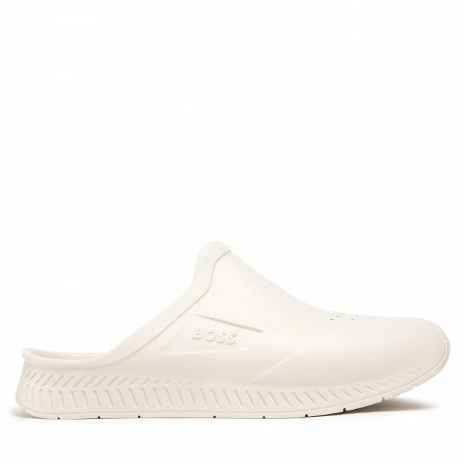 Clogs And Mules Slides BOSS - Titanium-R 50474973 10243417 01 Open White 131 Beige 4 Clogs And Mules Slides BOSS - Titanium-R 50474973 10243417 01 Open White 131 Beige - Image 2