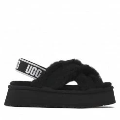 Slippers UGG - W Disco Cross Slide 1121550 Blk Black -Togoshi Sales Store 02 0000300314470 pl