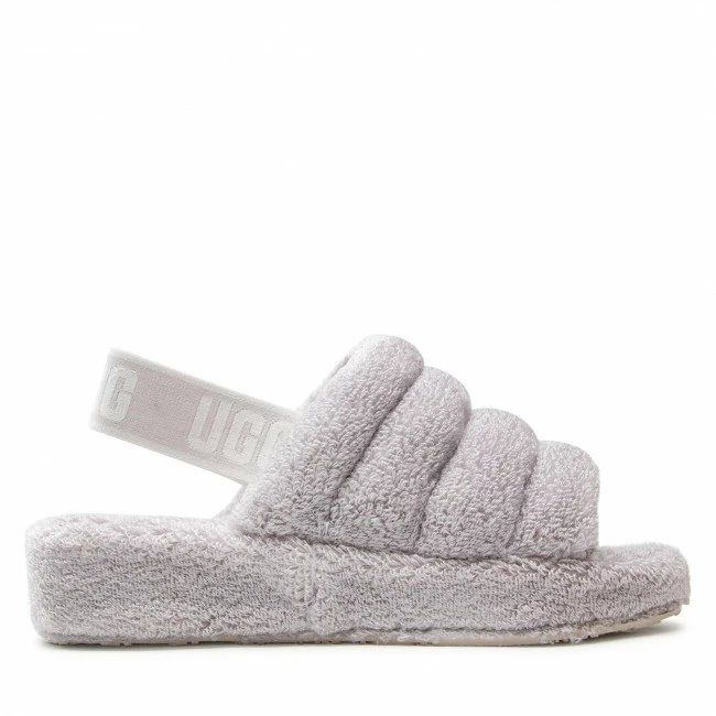 Slippers UGG - W Fluff Yeah Terry 1127116 Mgr Grey 4 Slippers UGG - W Fluff Yeah Terry 1127116 Mgr Grey - Image 2