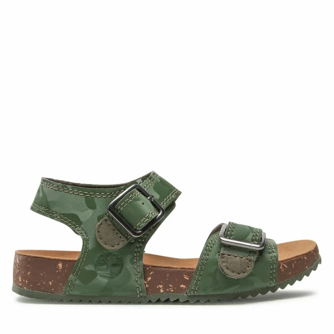 Sandals TIMBERLAND - Castle Island 2 Strap TB0A2APS9111 Md Green With Camo Green 5 Sandals TIMBERLAND - Castle Island 2 Strap TB0A2APS9111 Md Green With Camo Green - Image 3