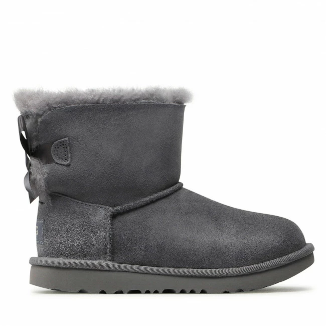 Trekker Boots Footwear UGG - K Mini Bailey Bow II 1017397K Lgh Grey 4 Trekker Boots Footwear UGG - K Mini Bailey Bow II 1017397K Lgh Grey - Image 2