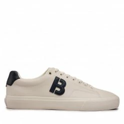 Sneakers Trainers BOSS - Aiden 50474728 10232547 01 Open White 131 Beige -Togoshi Sales Store 02 0000301419426 swa