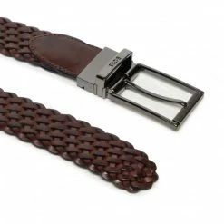 Men's Belts Men's Belt BOSS - Ogrant 50471294 204 Brown, Navy Blue -Togoshi Sales Store 03 0000209639261 ki