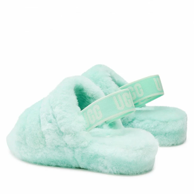 Slippers UGG - W Fluff Yeah Slide 1095119 Pemr Green 5 Slippers UGG - W Fluff Yeah Slide 1095119 Pemr Green - Image 3