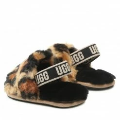 Slippers UGG - T Fluff Yeah Slide Spotty 1134955T Nat Brown -Togoshi Sales Store 03 0000301220114 rz