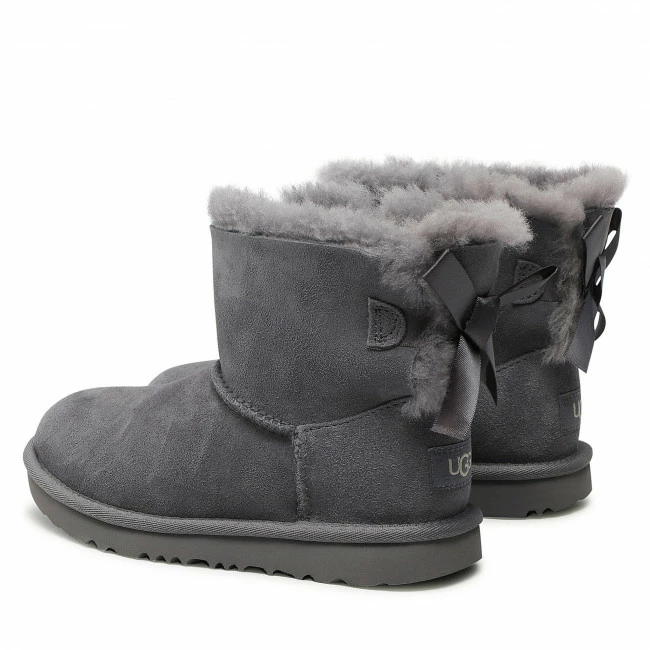 Trekker Boots Footwear UGG - K Mini Bailey Bow II 1017397K Lgh Grey 5 Trekker Boots Footwear UGG - K Mini Bailey Bow II 1017397K Lgh Grey - Image 3