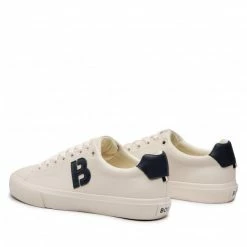 Sneakers Trainers BOSS - Aiden 50474728 10232547 01 Open White 131 Beige -Togoshi Sales Store 03 0000301419426 swa
