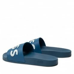 Clogs And Mules Slides BOSS - Bay 50471271 10242218 01 Bright Blue 438 Blue -Togoshi Sales Store 04 0000301415633 plj