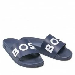 Clogs And Mules Slides BOSS - Bay 50471271 10242218 01 Dark Blue 405 Navy Blue -Togoshi Sales Store 05 0000209638431 rz