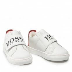 Velcro Trainers BOSS - J09168 S White 10B White 12 Velcro Trainers BOSS - J09168 S White 10B White -Togoshi Sales Store 05 0000209776744 mk