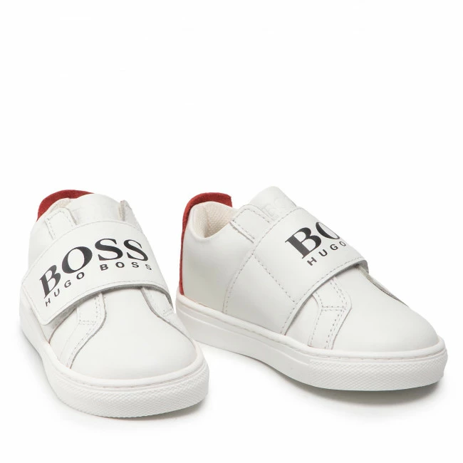 Velcro Trainers BOSS - J09168 S White 10B White 7 Velcro Trainers BOSS - J09168 S White 10B White - Image 5