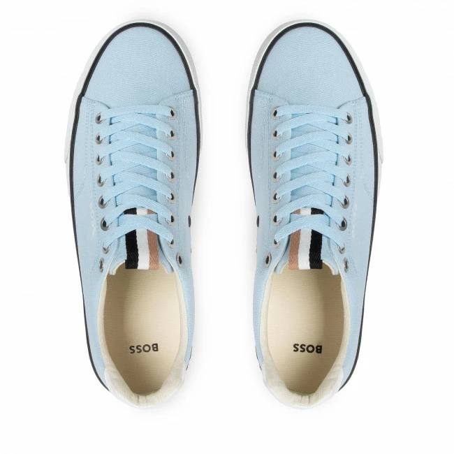 Plimsolls BOSS - Aiden 50470866 10242000 01 Light/Pastel Blue 453 Blue 7 Plimsolls BOSS - Aiden 50470866 10242000 01 Light/Pastel Blue 453 Blue - Image 5