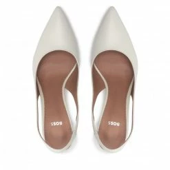 Elegant Sandals Sandals BOSS - Eddie Sling 90-C 50475520 10158393 01 Open White 114 White -Togoshi Sales Store 05 0000300038369 pl