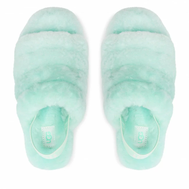Slippers UGG - W Fluff Yeah Slide 1095119 Pemr Green 7 Slippers UGG - W Fluff Yeah Slide 1095119 Pemr Green - Image 5
