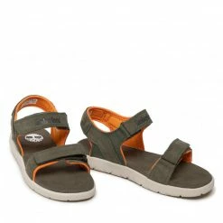 Sandals TIMBERLAND - Nubble L/F2 Strp Sandal Basic TB0A2JWCA581 Dark Green Suede Green -Togoshi Sales Store 05 0000300573730 ki