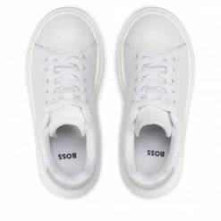 Laced Shoes Trainers BOSS - J19071 M White 10B White -Togoshi Sales Store 05 0000300797907 pa 1
