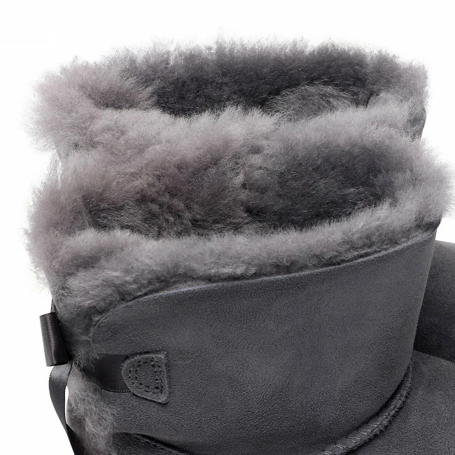 Trekker Boots Footwear UGG - K Mini Bailey Bow II 1017397K Lgh Grey 8 Trekker Boots Footwear UGG - K Mini Bailey Bow II 1017397K Lgh Grey - Image 6