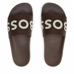 Clogs And Mules Slides BOSS - Bay 50471271 10242218 01 Open Brown 245 Brown -Togoshi Sales Store 05 0000301415619 pl