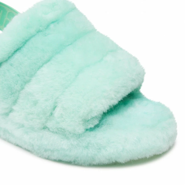Slippers UGG - W Fluff Yeah Slide 1095119 Pemr Green 8 Slippers UGG - W Fluff Yeah Slide 1095119 Pemr Green - Image 6