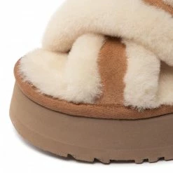 Slippers UGG - W Disco Cross Slide 1121550 Che Beige 13 Slippers UGG - W Disco Cross Slide 1121550 Che Beige -Togoshi Sales Store 06 0000300314494 ph