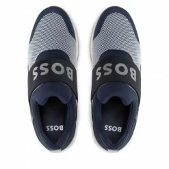 Slided Shoes Trainers BOSS - J19070 S Navy 849 Navy Blue -Togoshi Sales Store 06 0000300797891 plj